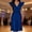 Dresses-692Dark Blue, variant on Gamivast Sparkly Dresses for Women Ruffle Sleeve V-Neck Metallic Cocktail Dress Foil Shiny Wrap A-Line Party Dress Wedding Guest Holiday Club Date Night