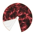 thumbnail image 3 of Bingfone Christmas Tree Skirt Mat Christmas Decoration Interior 48"-Red Line, 3 of 8