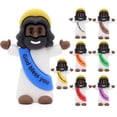 thumbnail image 3 of 100PCS Mini Jesus Figurines , Christian Decorations With "God Bless You, " Perfect For Jesus Challenge, Party Props, Religious Favors, Church Events, And Easter Gifts-Black, 3 of 6