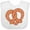 AA-White, variant on Inktastic Heart-shaped Pretzel Boys or Girls Baby Bib