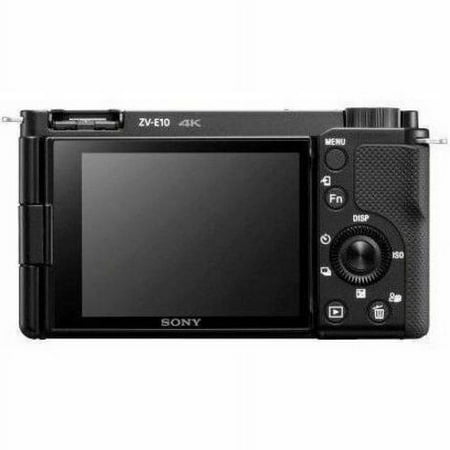 Sony - Alpha ZV-E10 Kit Mirrorless Vlog Camera with 16-50mm Lens - Black