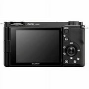 Sony Alpha ZV-E10L 24.2 Megapixel Mirrorless Camera with Lens, 0.63, 1.97, Black