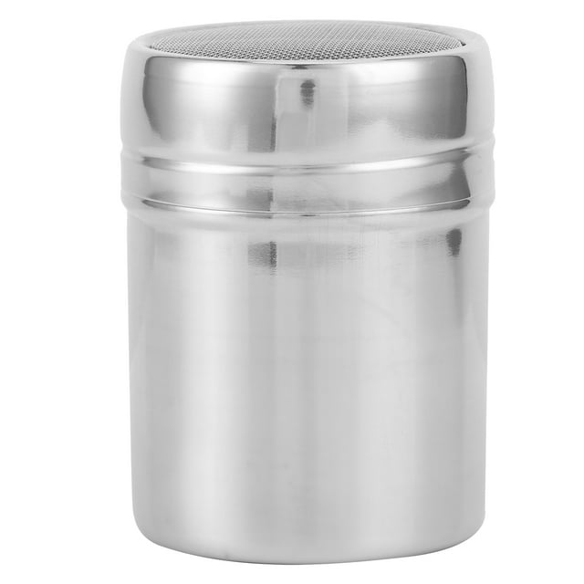 Seasoning Sifter,Stainless Steel Coffee Powder Sieve Fine Mesh Chocolate Coffee Sifter Pepper Powder Shaker For Sugar Flour Coffee Powder