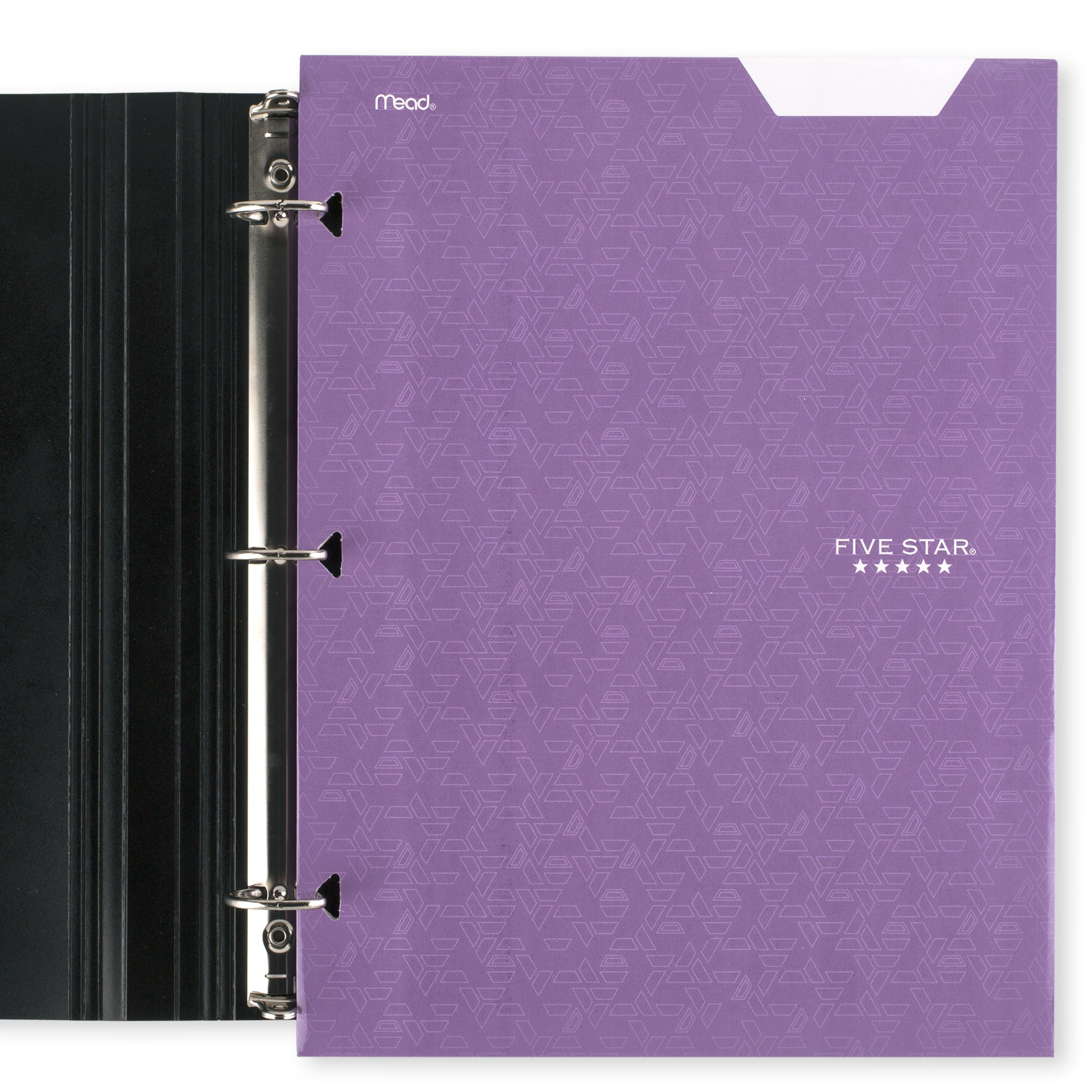(2 pack) Five Star 4-Pocket Paper Folder, Amethyst Purple