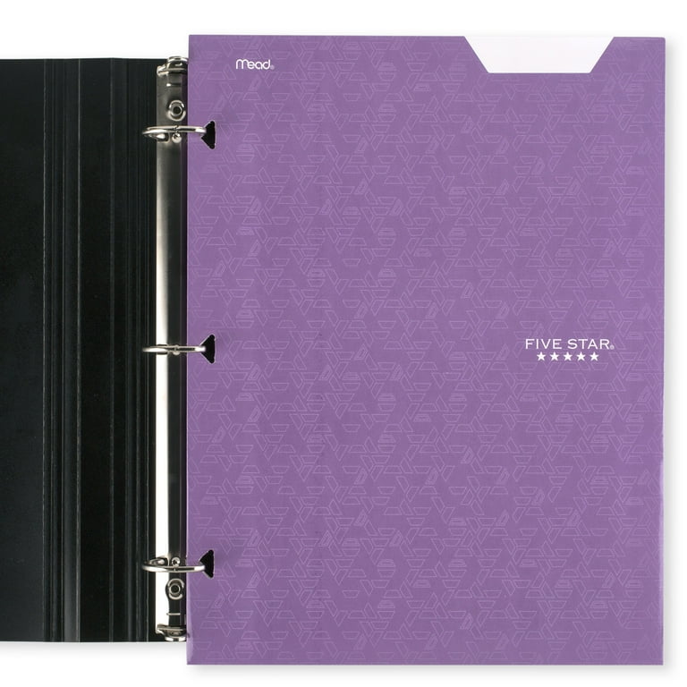Five Star 4-Pocket Paper Folder, Amethyst Purple (331060G