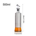 thumbnail image 2 of Bewildely Botella de aceite Botellas de condimentos Contenedor Dispensador de suministros de cocina de acero inoxidable Herramienta de almacenamiento Cocina y Comedor 500ML Bewildely HA009719-03B, 2 of 6