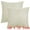 Khaki-1, variant on Unique Bargains Shaggy Plush Throw Pillow Covers Couch Pillow Covers (2 Count) Beige-1 20" x 20"