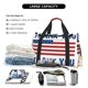 thumbnail image 5 of Balery Thank You Veterans Bolsa de Gimnasio para Mujeres, Bolsa de Viaje con Bolsillo Húmedo, Bolsa de Fin de Semana para Mujeres, Bolsa de Viaje Resistente al Agua, 5 of 7