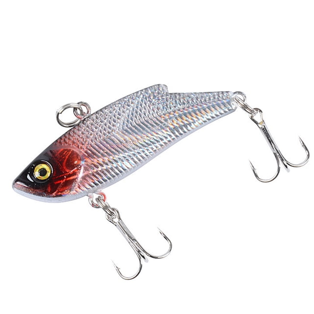 Soidarity 1 Uds. Señuelo duro de pesca en hielo de invierno VIB 5,5 cm hundimiento cebo de plástico Artificial con anzuelo triple Pescar tres Soidarity OD000724-03