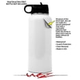 thumbnail image 2 of Skin Wrap Decal compatible with Hydro Flask Wide Mouth Bottle 32oz Solids Collection White (BOTTLE NOT INCLUDED), 2 of 3