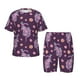 thumbnail image 1 of Balery Snake And Flower Conjunto de Pijama Infantil de Manga Corta con Estampado – Ropa de Dormir de Algodón Suave-Large, 1 of 6