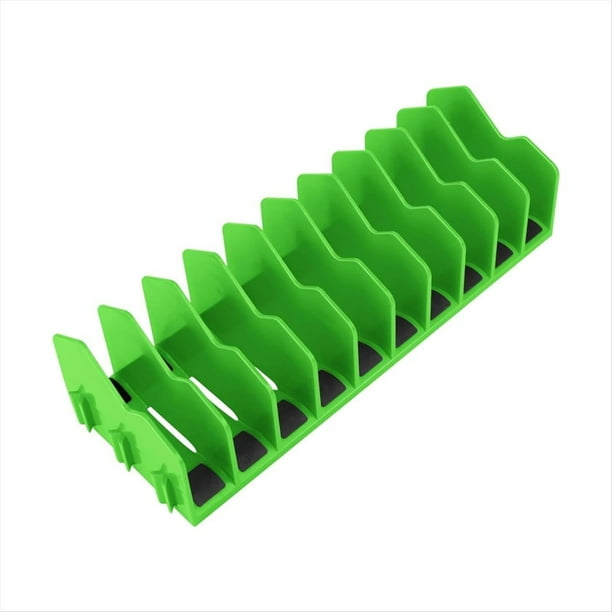 Organizador de Alicates Organizadores de Herramientas Manuales, Organizador de Cajones para Herramientas con Estante de Almacenamiento Organizador de Alicates y Cortadores Verde