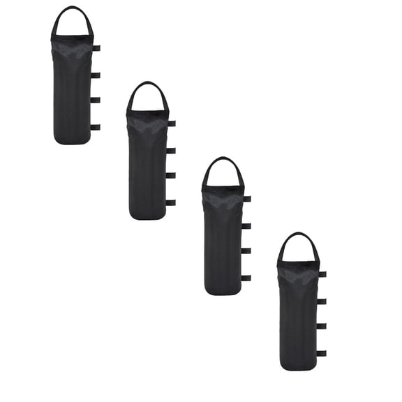 Zipper Top Sand Bags for Canopy Legs (120LBS Load Capacity,Without Sand) Sand Bags for Weight - Sandbags for Gazebo Legs,Pop Up Canopy Tent Weights - Canopy Weight Bags,Set of 4