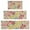 Pioneer Flower Floral-2, variant on Pioneer Flower Floral Print Pattern Kitchen Rugs Sets Of 3,Kitchen Runner Rugs Non Skid Washable,Decorative Kitchen Floor Mats for Kitchen,Sink,Laundry,17"x30" 17"x47" 17"x59"