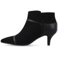 thumbnail image 3 of Journee Womens Embrie Low Ankle Pointed Toe Booties, 3 of 10