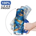 thumbnail image 6 of 40oz Cute Ocean Life Turtle Stainless Steel Flip Straw Tumbler Spill Proof Travel Cup Double Wall Vacuum Insulated Coffee Mug with Top Handle, 6 of 6