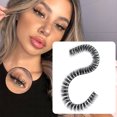 thumbnail image 4 of Extensión de pestañas hecha a mano, pestañas segmentadas esponjosas 3d, mechones de pestañas dramáticas, tira de cinta suave, pestañas de maquillaje, nuevo, 4 of 5