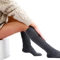 thumbnail image 6 of TELOLY Crew Socks Slouch Socks Medium High Tube Bubble Socks Fashionable and Versatile Socks for Men and Women, Fluffy Cotton Socks, Orange, One Size, 6 of 7