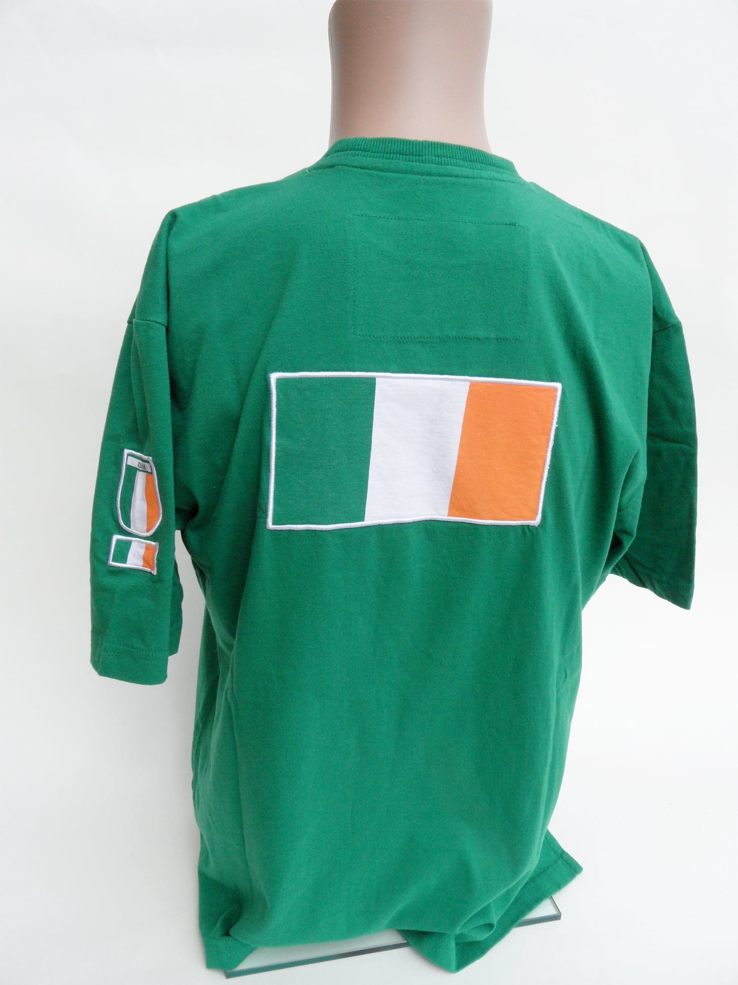 Irish Green "IRISH" Short Sleeved T-Shirt - Donegal Bay - Unisex - L