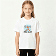 thumbnail image 2 of BBQ Grill Spatula Fork Girls Graphic Tee, Cute Summer Picnic 100% Cotton Kids Short Sleeve T-Shirt, 2 of 5