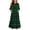 Green, variant on BLTIBY Boho Dresses for Girls Striped Printed Crew Neck Maxi Dress Summer Dresses with Pockets Blue 7-8 Years