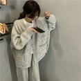 thumbnail image 3 of 2022 Autumn Winter New Sweater Female Student Korean Multi-function Cardigan Loose Thickened Knitted Top Women's Sweater, 3 of 5