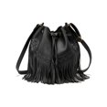 thumbnail image 1 of Bolso tipo bombonera Gladdon Leather Black para mujer, 1 of 7