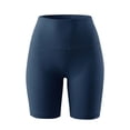 thumbnail image 2 of Sokhug Womens High Waisted Biker Yoga Shorts Athletic Workout Shorts Stretch Solid Color Casual Wear Running Cycling Active Shorts, 2 of 6