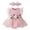 Pink, variant on Newborn Girl Dresses Newborn Infant Baby Girl Outfit Romper Short Sleeve Romper Size 1 3 Months,(Blue 1-3 Months)