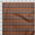 thumbnail image 3 of oneOone Viscose Chiffon Fabric Leaves & Floral Block Decor Fabric Printed BTY 42 Inch Wide, 3 of 4