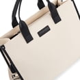 thumbnail image 4 of Wrangler Laptop Tote Bag for Women,15.6inch Carry All Work Laptop BagTote Bag with Water Bottle Bag Holder Nurse Bag Travel Essentials,Black-Beige, 4 of 7