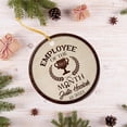thumbnail image 4 of Employee of Month Ceramic Ornament, Personalized Best Employee of Month Christmas Ornament Gift for Appreciation Employee Staff, Custom Year & Name Employee of Month Ceramic Ornaments Christmas 2025, 4 of 6