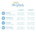 thumbnail image 5 of HALO SleepSack Wearable Blanket, Micro-Fleece, Cream, Unisex, Large, 12-18 Months, 5 of 5
