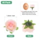 thumbnail image 3 of Uxcell 50 Paquete Cabezas de Rosas Artificiales 1.2'' Pequeña Cabeza de Rosa de Seda Falsa para Decoraciones de Ramo de Boda Fiesta Champán, 3 of 7