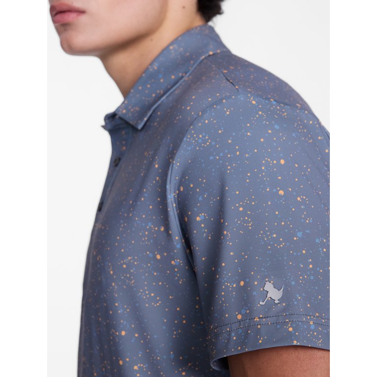 Birdie Bound Men's Splatter Print Golf Polo photo 4