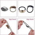 thumbnail image 5 of 8 bandas elásticas de metal para el pelo para mujeres y niñas, lazos de metal dorado para el pelo, accesorios para el pelo, diadema de goma elástica, envoltura para el pelo de aleación, 5 of 5