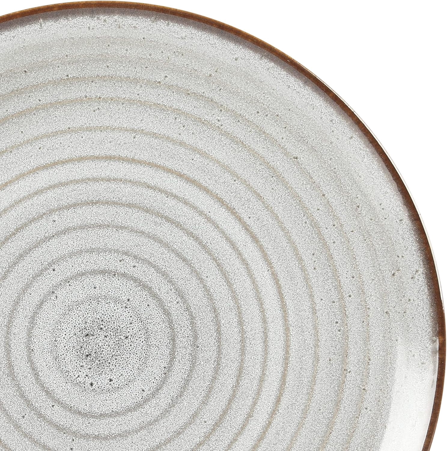 Gibson Elite Dreamweaver 16-Piece Terracotta Reactive Glaze Dinnerware Set - Grey