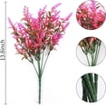 thumbnail image 5 of Morttic 16 Bundles Artificial Lavender Plants Outdoor for Home Decoration, Fake Flowers Plastic for Wedding Kitchen Garden Window Box Porch Office Indoor Decor, 5 of 9