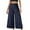 Navy, variant on Maean Business Casual Pants for Women Elastic High Waisted Solid Color Wide Leg Loose Trousers with Pockets