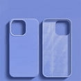 thumbnail image 1 of Luxury Liquid Silicone Cases For iPhone 16 Pro Max Bumper Shockproof Case For Apple iPhone 16 Plus Soft Cover Phone Accessories Lavender Purple For iPhone 16, 1 of 6