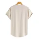 thumbnail image 2 of Camiseta De Hombre Corte Fit Long Estampado Floral Playera, 2 of 3