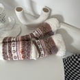 thumbnail image 5 of Thick To No Friend "Winter Home Bi preparado calcetines gruesos y cálidos para el suelo calcetines de felpa Coral para dormir en casa para mujer (cúrcuma), 5 of 5