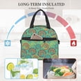 thumbnail image 4 of Fotbe Colourful Tie Dye Bolsa de Almuerzo con Estampado, Lonchera Aislada, Contenedores de Comida Reutilizables Tipo Cooler a Prueba de Fugas, 4 of 7