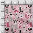 thumbnail image 2 of oneOone Cotton Poplin Twill Light Pink Fabric Mermaid Sewing Craft Projects Fabric Prints By Yard 56 Inch Wide-R5, 2 of 6