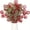 Green And Red, variant on 20pcs Glittery Curled Branch Spray Set Artificial Twisted Stems Christmas Wedding Decor