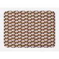 thumbnail image 1 of Chocolate Bath Mat, Cupcakes with Vanilla Cream Bakery Tasty Cocoa Cookie Treats, Plush Bathroom Decor Mat with Non Slip Backing, 29.5" X 17.5", White Umber Brown, by Ambesonne, 1 of 2