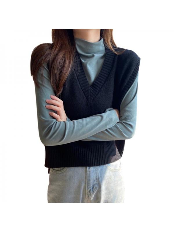 ladies sleeveless jumper