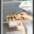 thumbnail image 2 of pitrice Household 30 Egg Box Refrigerator Kitchen Egg Storage Box Drawer Type Egg Holder, 2 of 6