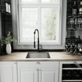 thumbnail image 6 of VIGO Laurelton Pull-Down Spray Kitchen Faucet With Soap Dispenser In Matte Black, 6 of 10