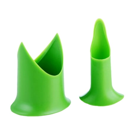 

WZF 2Pcs Core Remover Easily Clean Easy to Operate Comfortable Grip Durable Anti-deformed Deseed ABS Reusable Pepper Pepper Tomato Corer Remover Household Supplies
